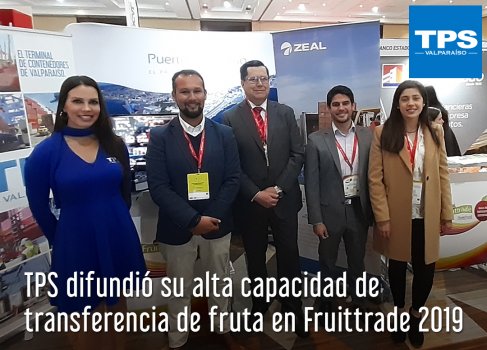 TPS difundió su alta capacidad de transferencia de fruta en Fruittrade 2019