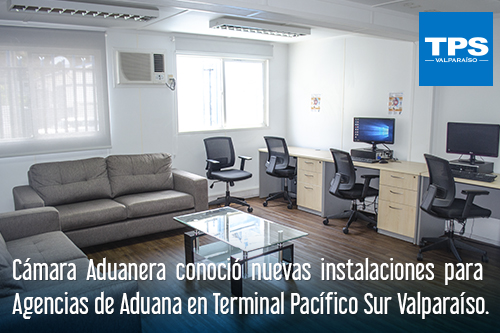Cámara Aduanera conoció nuevas instalaciones para Agencias de Aduana en TPS Valparaíso.